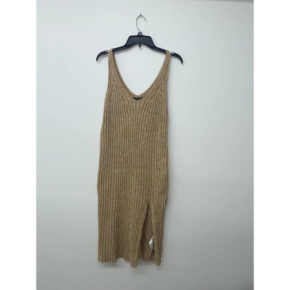 ELOQUII Ribbed Dress with Slit - Picture 2 of 6